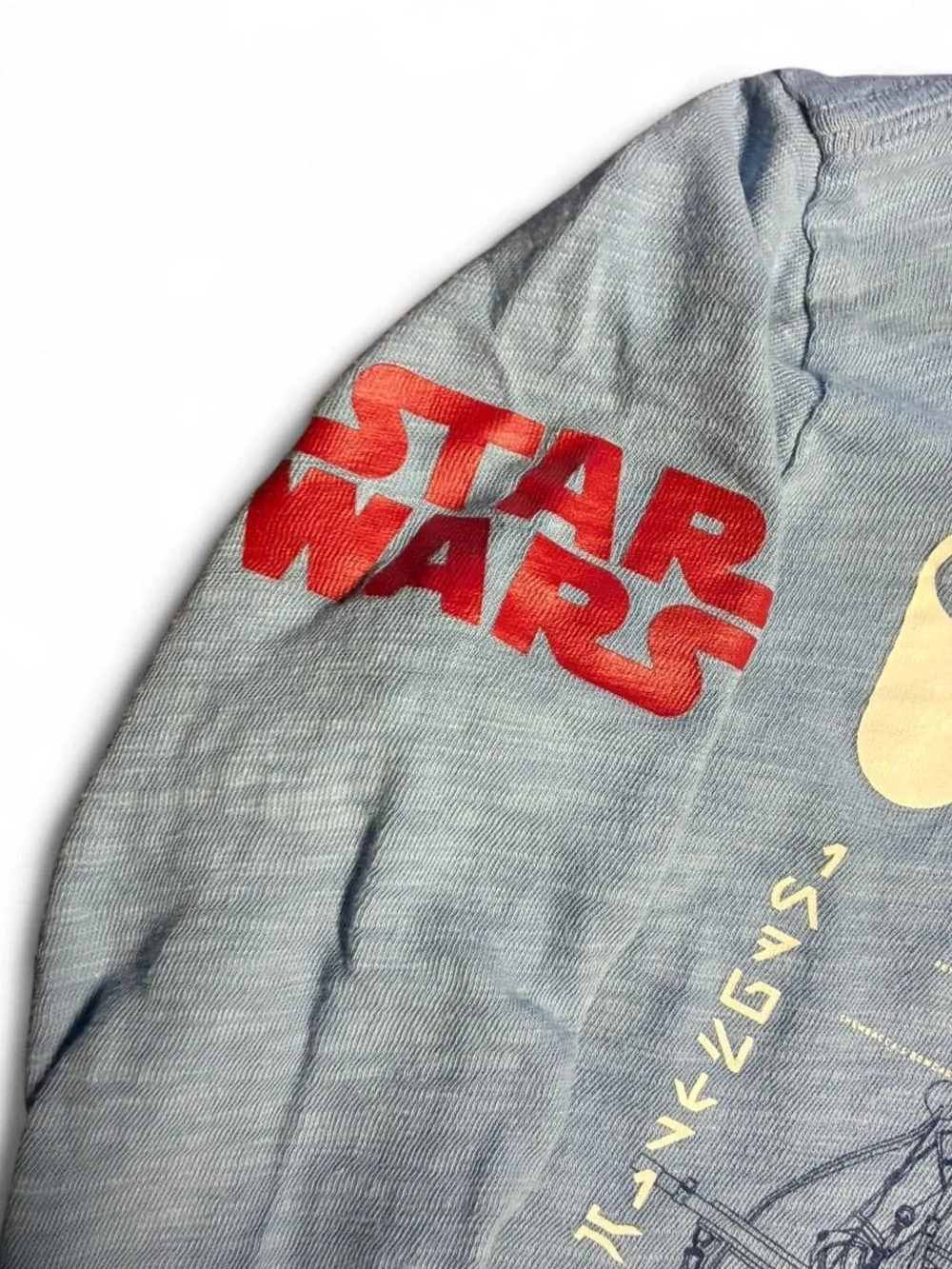 GAP Star Wars Resistance Droids Long-Sleeve Tee - Blue with Red Accents